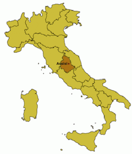 Assisi_approx_position_in_Italy