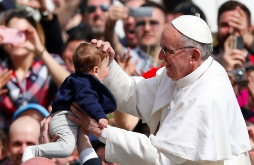 PopeBlessesChild