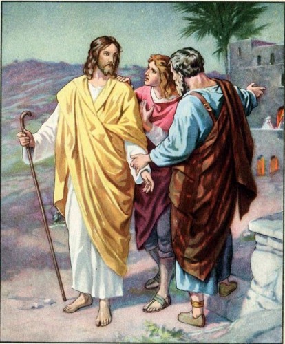Jesus on the Road to Emmaus Luke 24:28-29