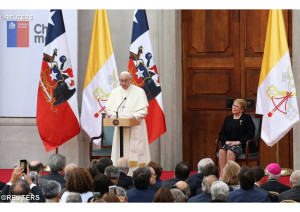Đức Thánh Cha gặp chính quyền và đoàn ngoại giao ở Chile