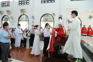 Gx. Tân Phước: Thánh lễ ban Bí tích Thêm Sức- Ngày 27.02.2022