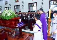 Gx. Vinh Châu: Thánh lễ an táng Tu sĩ Carôlô Nguyễn Thành Triệu OFM (Thầy Sạc) – Ngày 22.8.2022