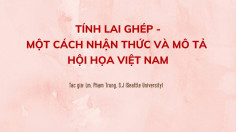 Tính lai ghép - Một cách nhận thức và mô tả hội họa Việt Nam