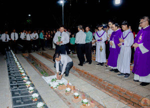 Gx. Vinh Châu: Thánh lễ tại nghĩa trang Thai Nhi