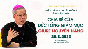 VIDEO: Huấn từ của Đức Tổng Giám mục Giuse Nguyễn Năng nhân Ngày Thế giới Truyền thông lần thứ 57
