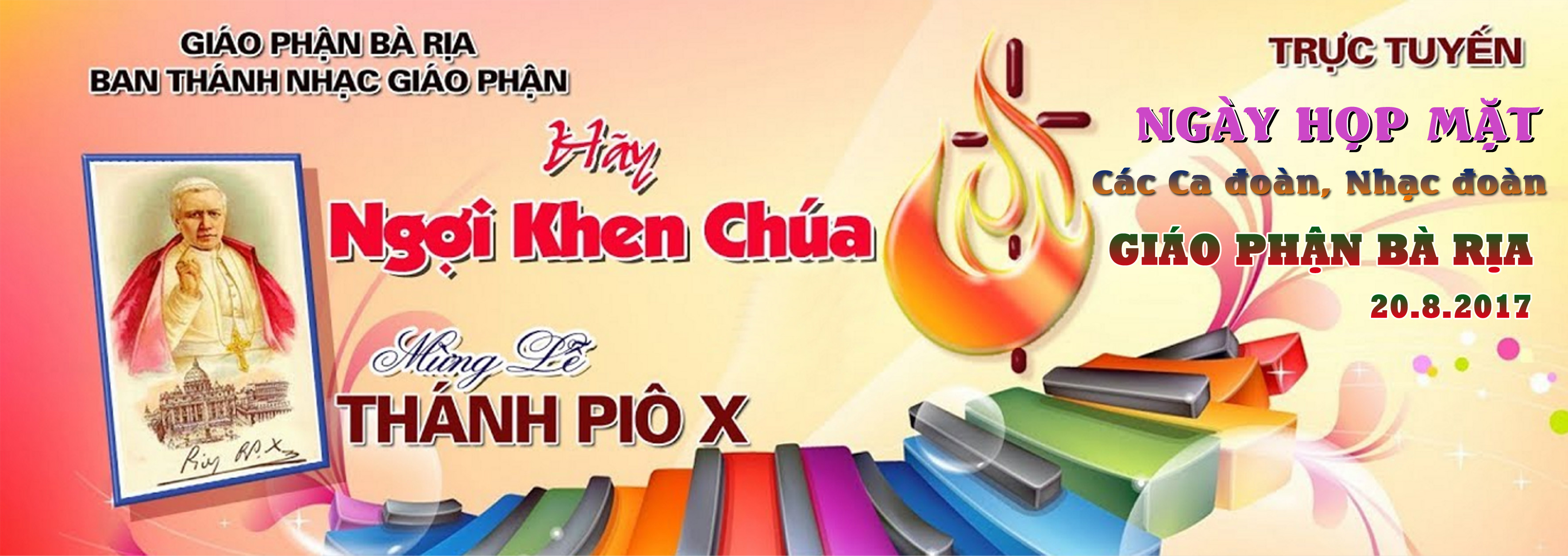 Video trực tuyến: Họp mặt Ca đoàn, Nhạc đoàn Giáo phận Bà rịa 2017