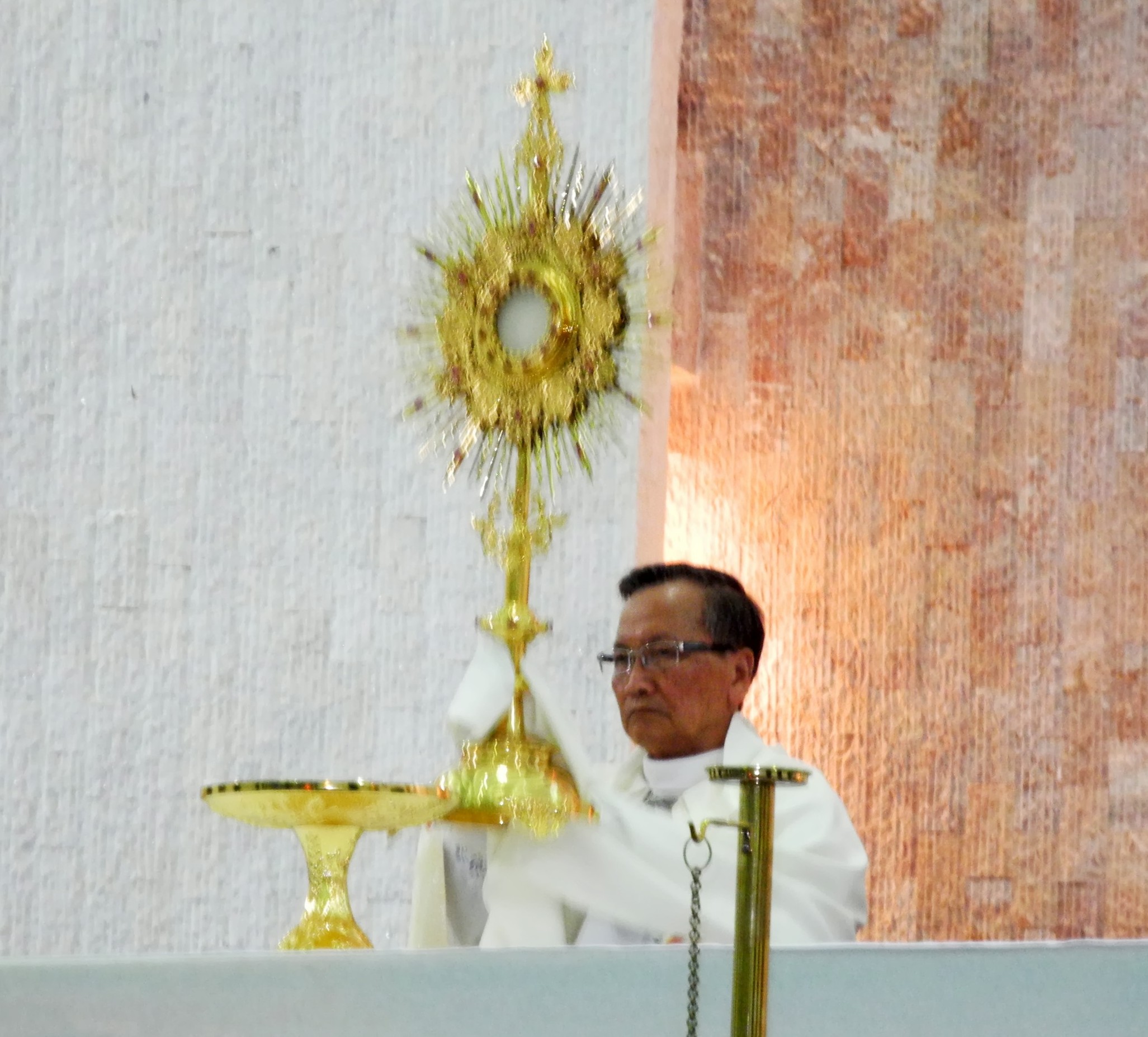 ĐỨC CHA TÔMA CỬ HÀNH GIỜ CHẦU CẦU NGUYỆN CHO HÒA BÌNH THẾ GIỚI