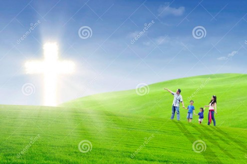 http://www.dreamstime.com/royalty-free-stock-image-christian-family-walk-toward-light-image28775916