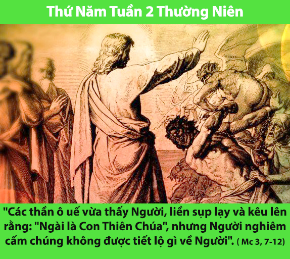 Thứ Năm Tuần 2 Thường Niên - Mc 3, 7-12