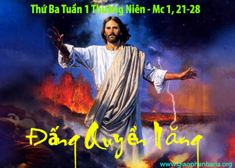 Thứ Ba Tuần I Thường Niên - Mc 1, 21-28