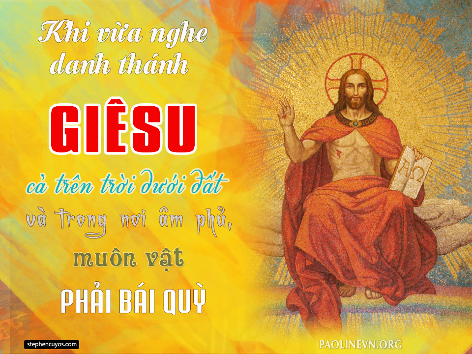Ngày 03.01: THÁNH DANH CHÚA GIÊSU
