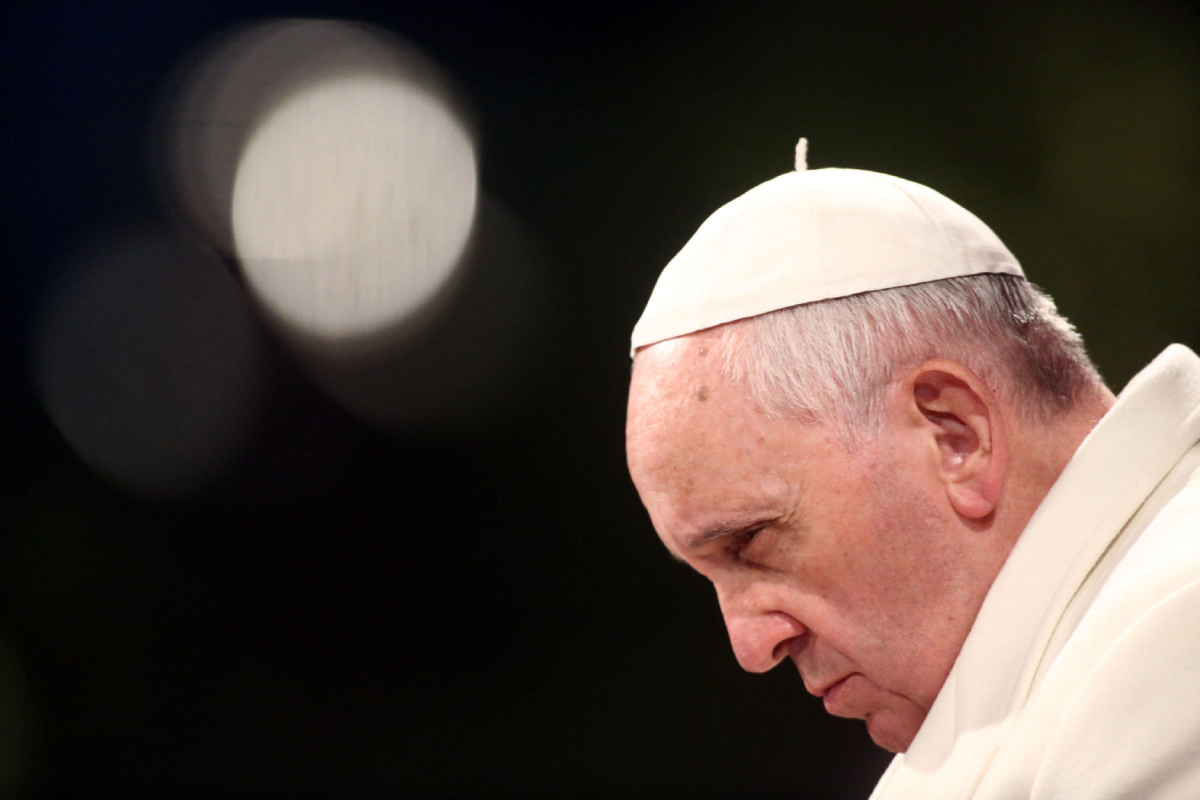 Pope Francis Leads Stations of The Cross