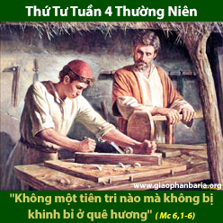 Thứ Tư Tuần 4 Thường Niên - Mc 6, 1-6