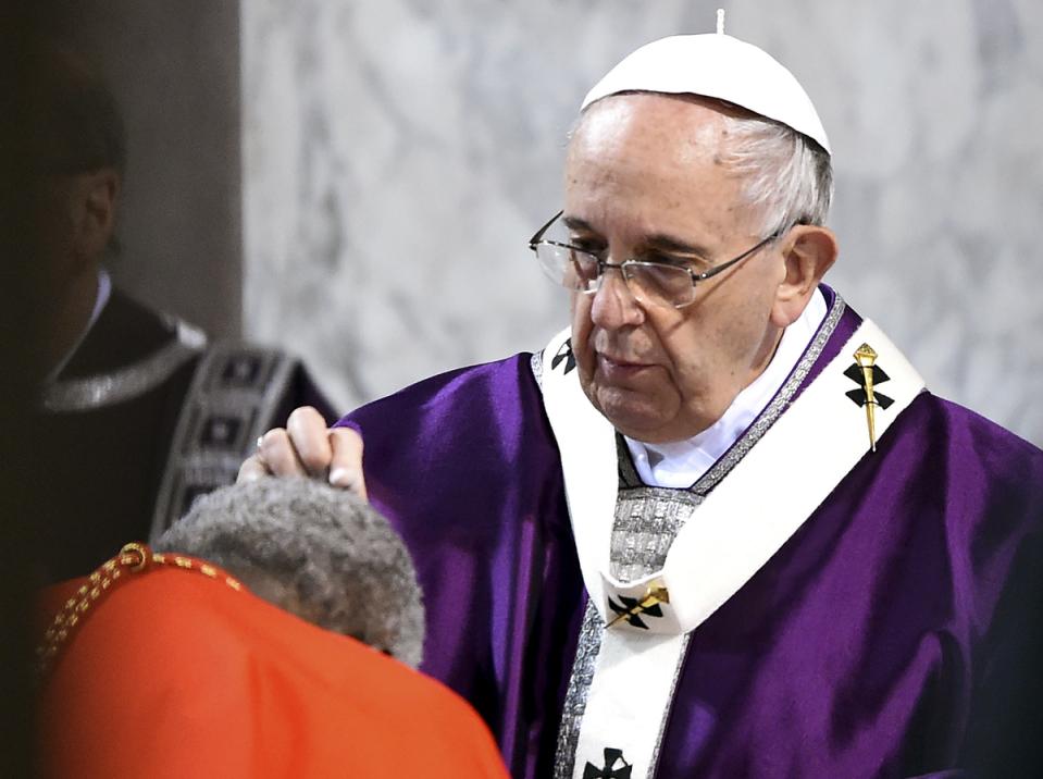 Italy Pope Ash Wednesday