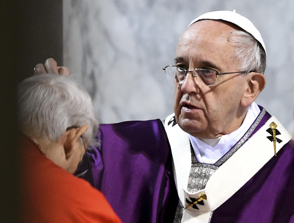 Italy Pope Ash Wednesday