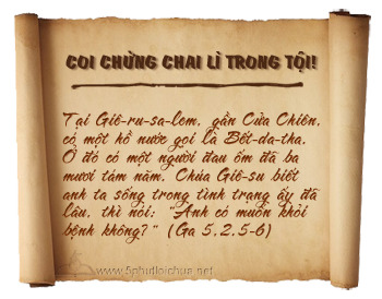 Thứ Ba Tuần 4 Mùa Chay - Ga 5, 1-3a.5-16