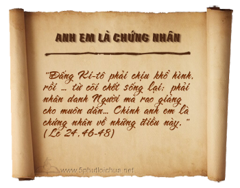 Thứ Năm trong Tuần Bát Nhật Phục Sinh - Lc 24, 35-48