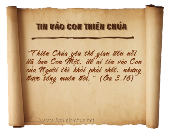 Thứ Tư Tuần 2 Phục Sinh – Ga 3, 16-21