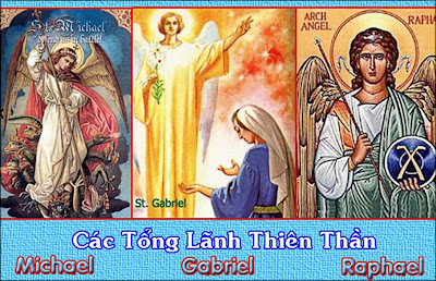 Ngày 29.9.2015 – Thứ ba - Các Tổng lãnh thiên thần Micae, Gabrie và Raphae