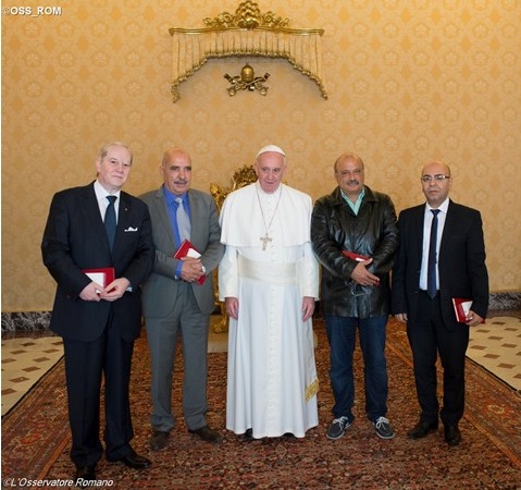 Những người đoạt giải Nobel Hoà bình 2015 đến Vatican