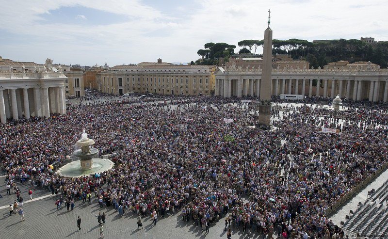 Năm 2015: hơn 3 triệu người gặp gỡ Đức Thánh Cha Phanxicô