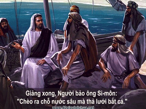 BÊN BỜ HỒ GHEN-NÊ-XA-RÉT - Chú giải của Fiches Dominicales