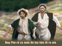 CNPS - NHỮNG BƯỚC CHÂN LOAN BÁO TIN MỪNG PHỤC SINH