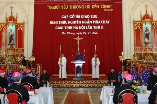Giáo tỉnh Hà Nội: Giao lưu Nghi thức Ngắm nguyện Mùa Chay lần II