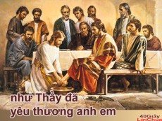 NHƯ THẦY ĐÃ YÊU THƯƠNG - Chú giải của Fiches Dominicales