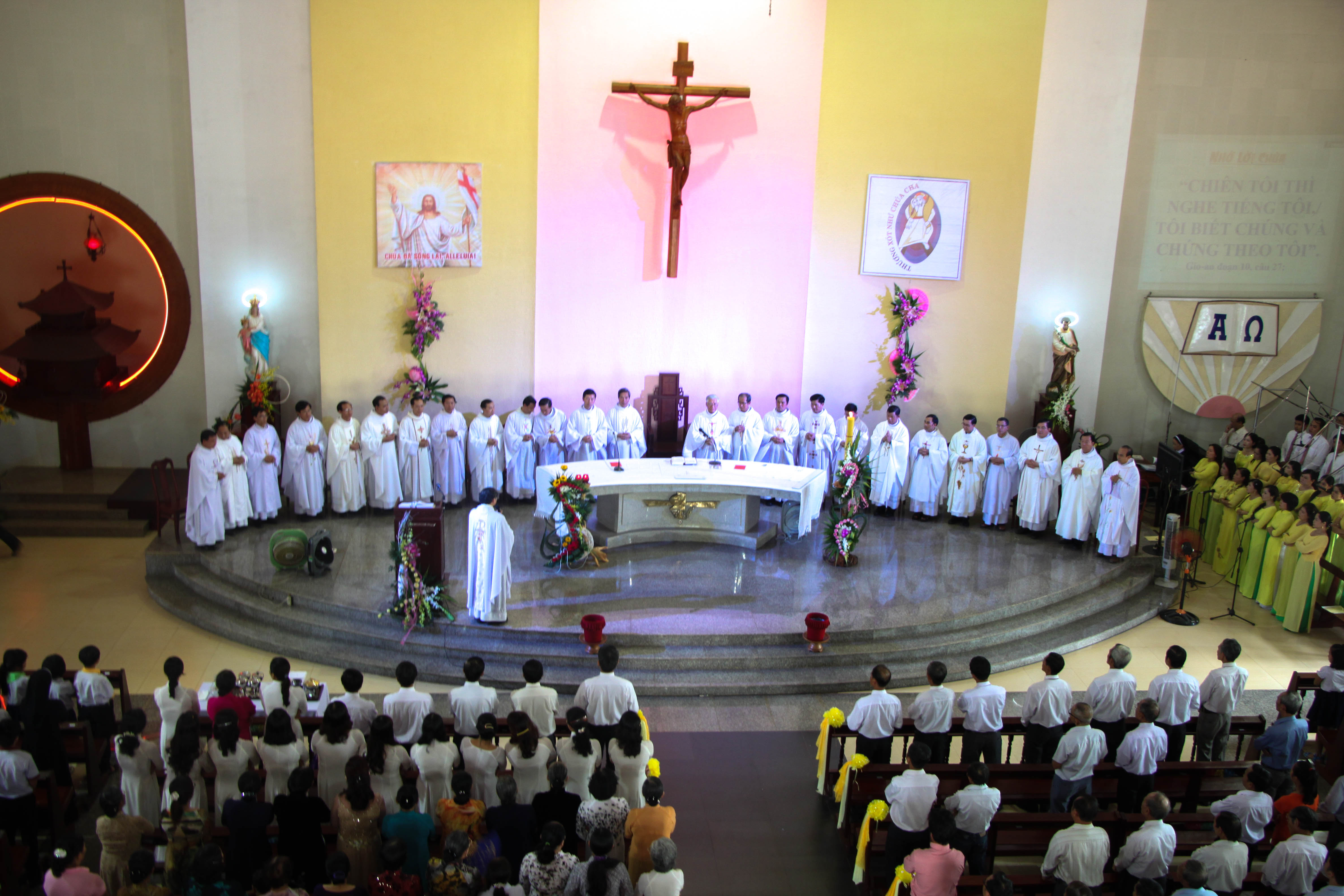 Tin ảnh: Giáo xứ Ngãi Giao: Chầu Thánh Thể thay giáo phận