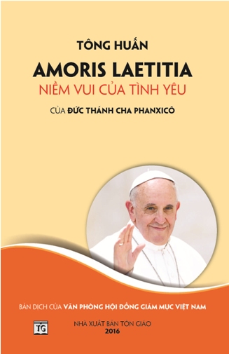 Thông báo về việc phát hành sách TÔNG HUẤN NIỀM VUI CỦA TÌNH YÊU - AMORIS LAETITIA