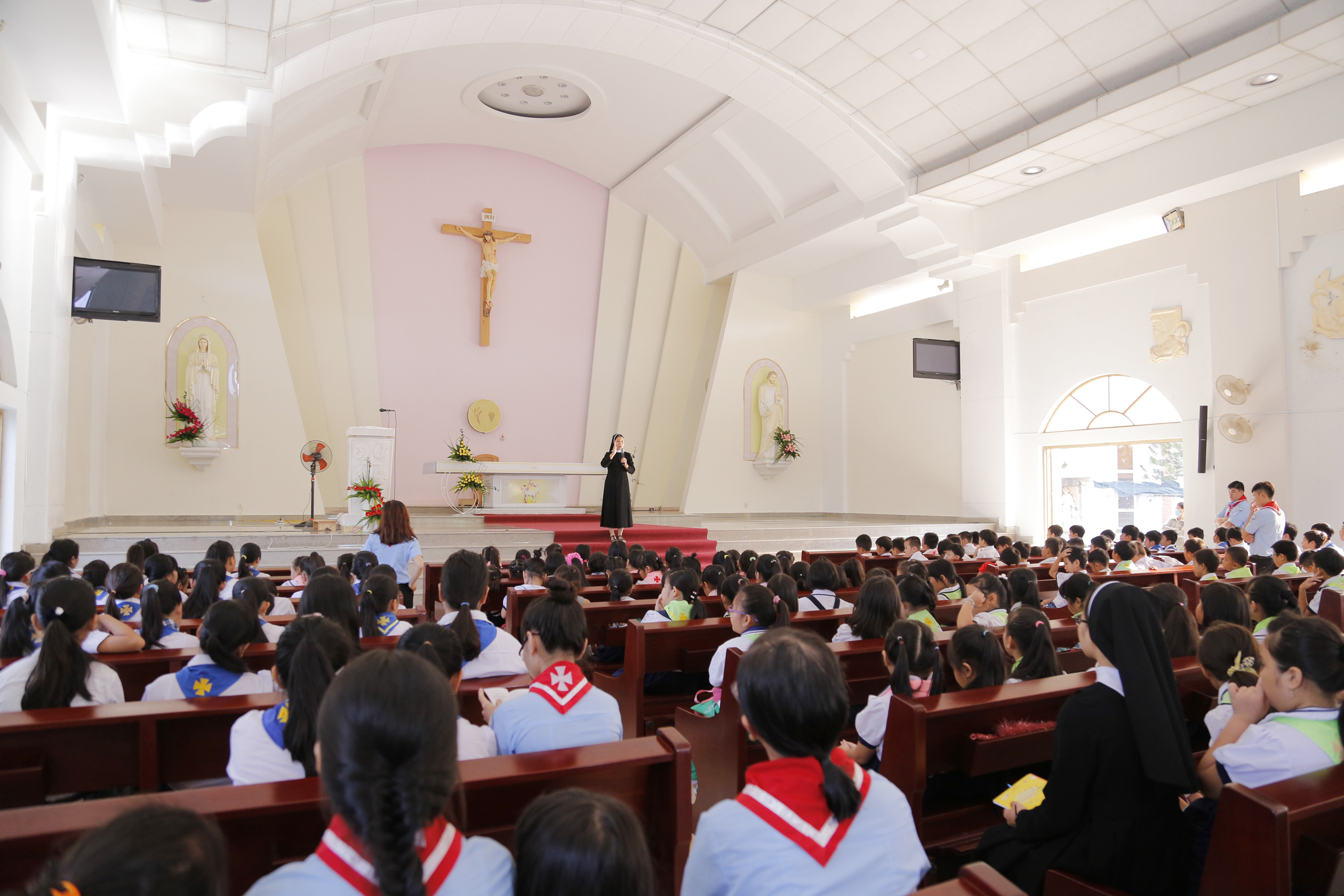 Giáo xứ Long Kiên: Giới Thiếu Nhi Khai Giảng Năm Học Giáo lý 2016-2017
