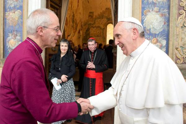 Các giám mục Công giáo và Anh giáo cùng hành hương đến Canterbury và Roma