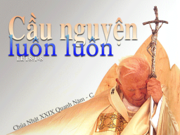 CÁC BÀI SUY NIỆM LỜI CHÚA  CHÚA NHẬT XXIX THƯỜNG NIÊN - NĂM C