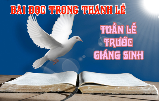 BẢN VĂN CÁC BÀI ĐỌC HẰNG NGÀY - TUẦN LỄ TRƯỚC GIÁNG SINH