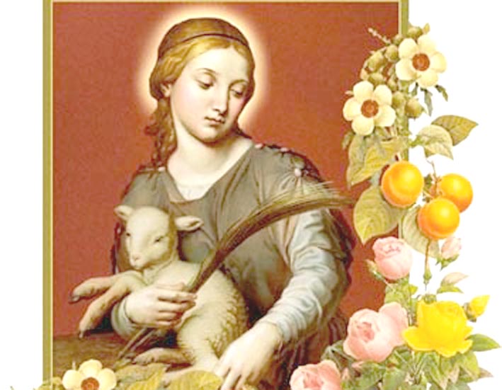 Ngày 21-01 Thánh ANÊ  Đồng trinh Tử đạo