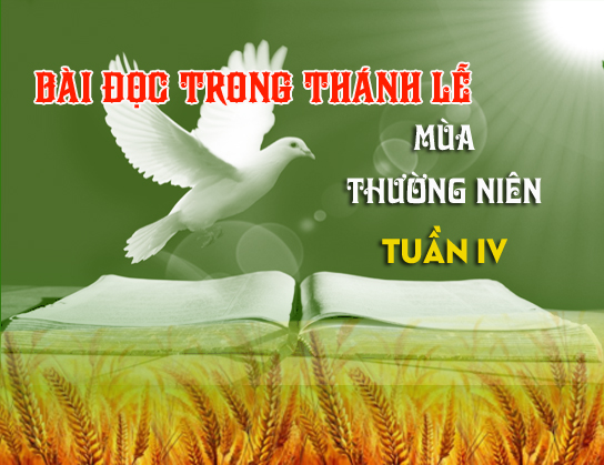 BẢN VĂN CÁC BÀI ĐỌC HẰNG NGÀY - TUẦN IV THƯỜNG NIÊN NĂM A