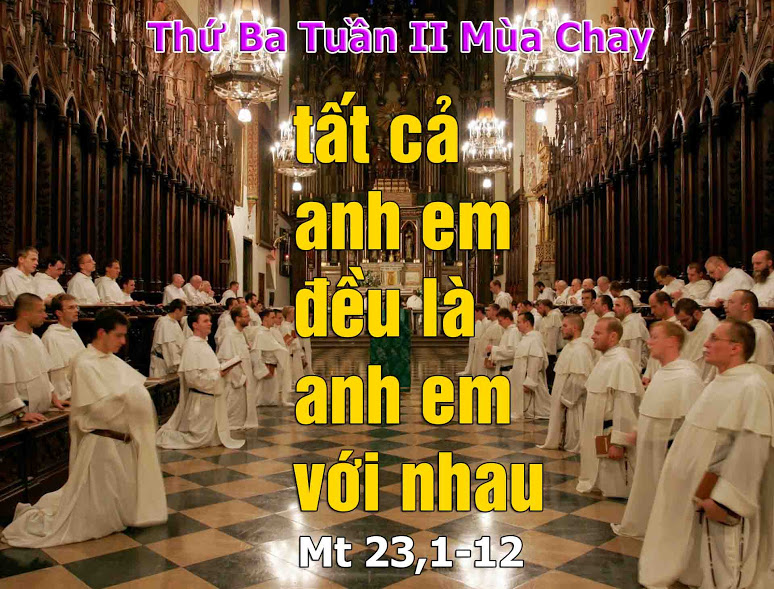14.03.2017 – Thứ ba tuần II Mùa Chay