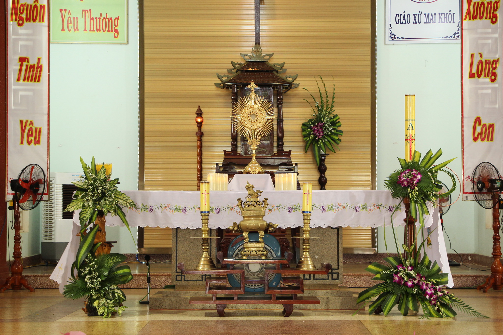 Tin ảnh: Giáo xứ Mai Khôi: Chầu Thánh Thể thay giáo phận- Ngày 05. 03.2017