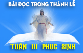 BẢN VĂN BÀI ĐỌC TUẦN III PHỤC SINH  NĂM PHỤNG VỤ 2016 – 2017
