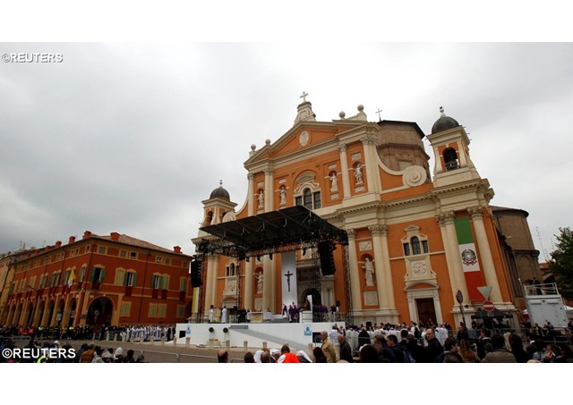 Đức Thánh Cha viếng thăm giáo phận Carpi, bắc Italia