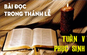 BẢN VĂN BÀI ĐỌC TUẦN V PHỤC SINH NĂM PHỤNG VỤ 2016 – 2017
