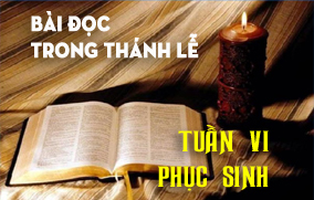 BẢN VĂN BÀI ĐỌC TUẦN VI PHỤC SINH  NĂM PHỤNG VỤ 2016 – 2017