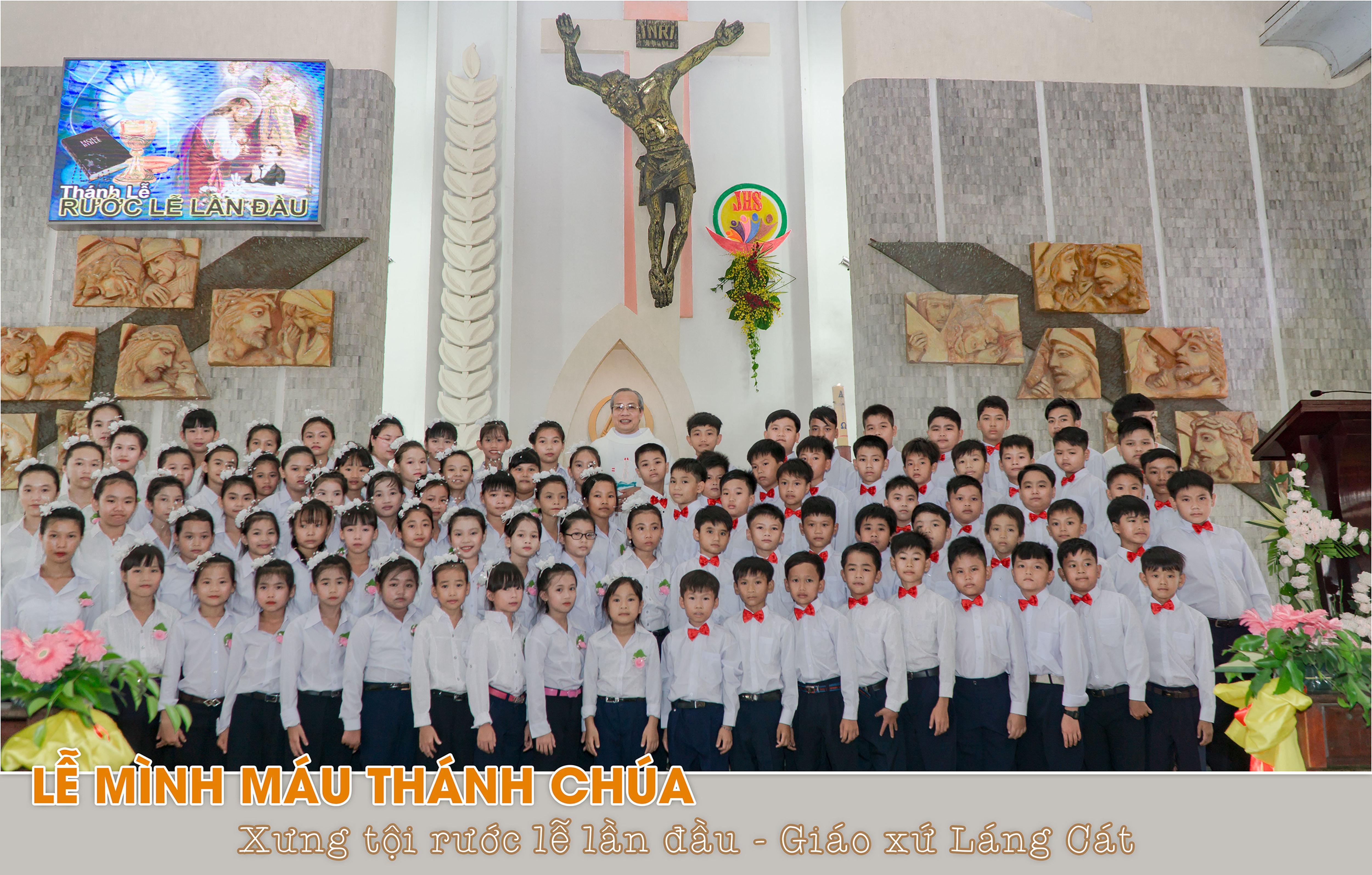 Giáo xứ Láng Cát: 94 Thiếu Nhi Rước Lễ Lần Đầu