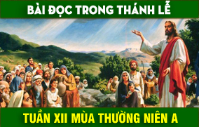 BẢN VĂN BÀI ĐỌC TUẦN XII THƯỜNG NIÊN NĂM A NĂM PHỤNG VỤ 2016 – 2017