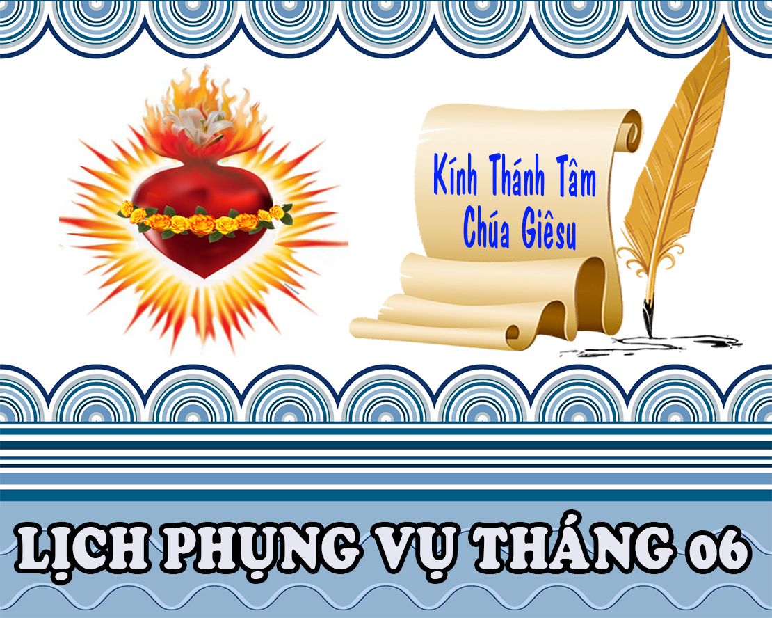 Lịch Phụng vụ từ ngày 26.6.2017 đến ngày 2.7.2017