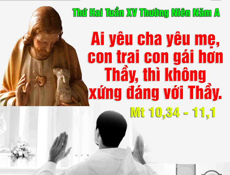 17.7.2017 – Thứ Hai tuần 15 Thường niên