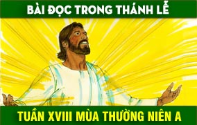 BẢN VĂN BÀI ĐỌC TUẦN XVIII THƯỜNG NIÊN NĂM A  NĂM PHỤNG VỤ 2016 – 2017