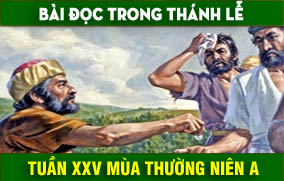 BẢN VĂN BÀI ĐỌC TUẦN XXV THƯỜNG NIÊN NĂM A - NĂM PHỤNG VỤ 2016 – 2017