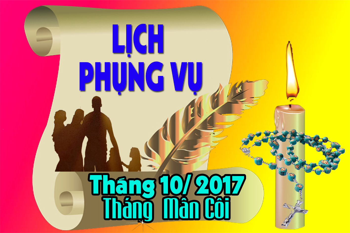 Lịch Phụng vụ từ ngày 16.10.2017 đến ngày 22.10.2017